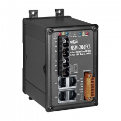 4-port 10/100 Mbps Ethernet with dual fiber port Switch NSM-206FCS